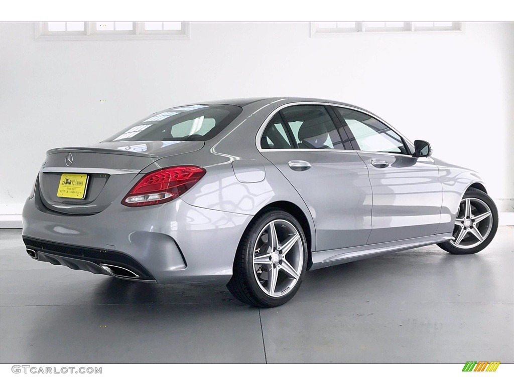 2016 C 300 Sedan - Palladium Silver Metallic / Black photo #16