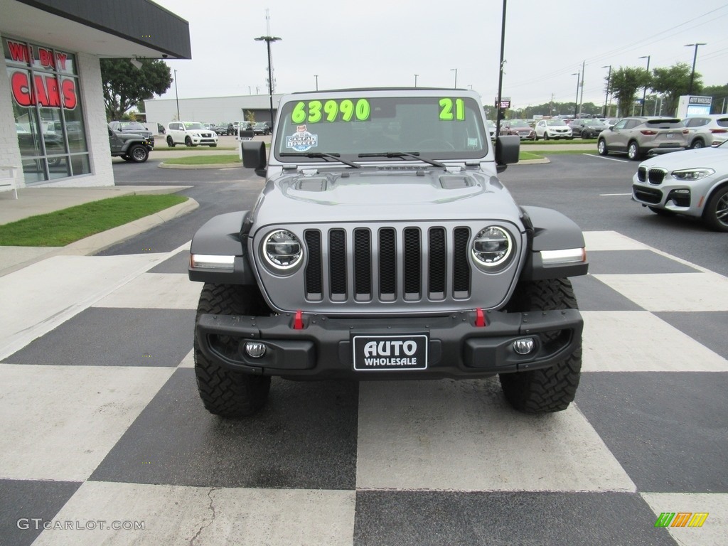 2021 Wrangler Unlimited Rubicon 4x4 - Billet Silver Metallic / Black photo #2