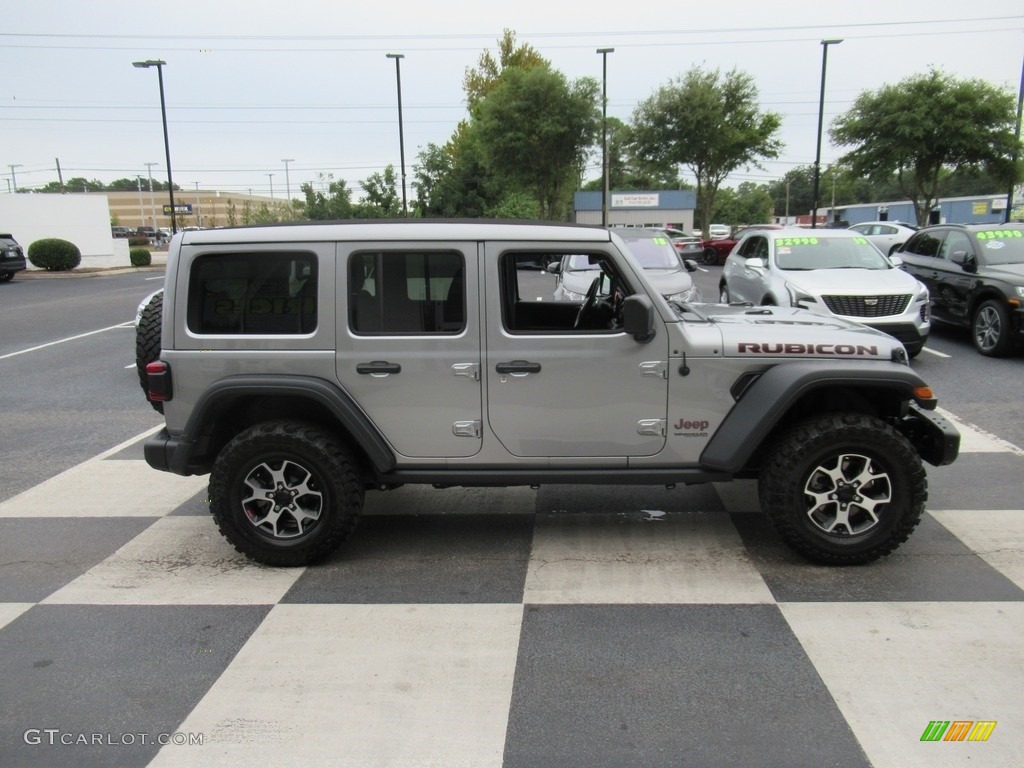 2021 Wrangler Unlimited Rubicon 4x4 - Billet Silver Metallic / Black photo #3