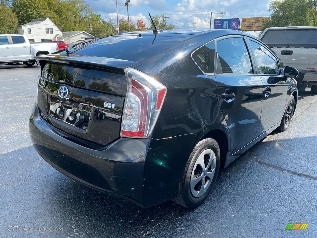 2013 Prius Three Hybrid - Black / Misty Gray photo #5