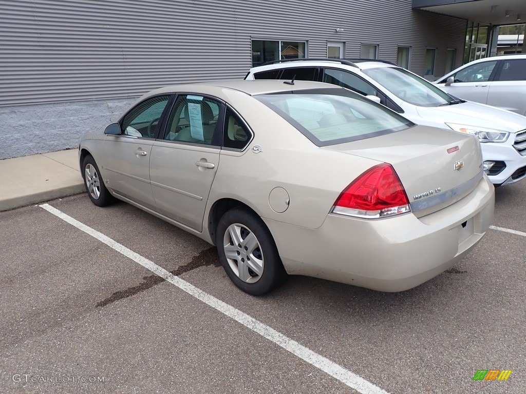 2008 Impala LS - Gold Mist Metallic / Neutral Beige photo #9