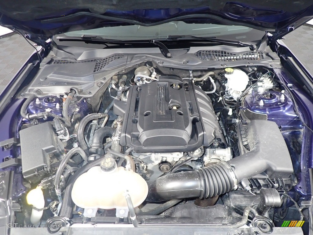 2019 Mustang EcoBoost Fastback - Velocity Blue / Ebony photo #7