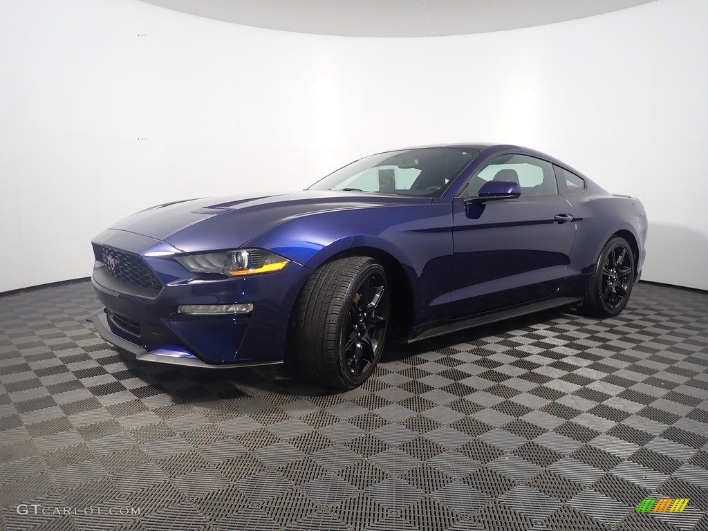 2019 Mustang EcoBoost Fastback - Velocity Blue / Ebony photo #9