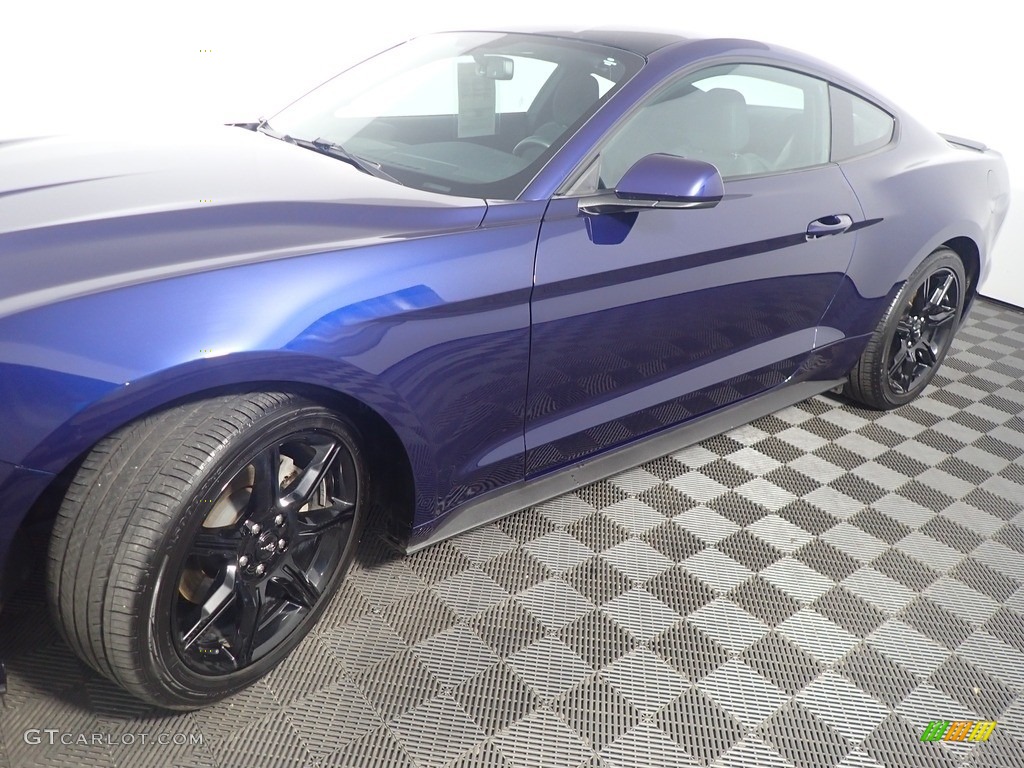 2019 Mustang EcoBoost Fastback - Velocity Blue / Ebony photo #11