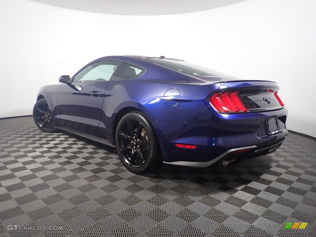 2019 Mustang EcoBoost Fastback - Velocity Blue / Ebony photo #12