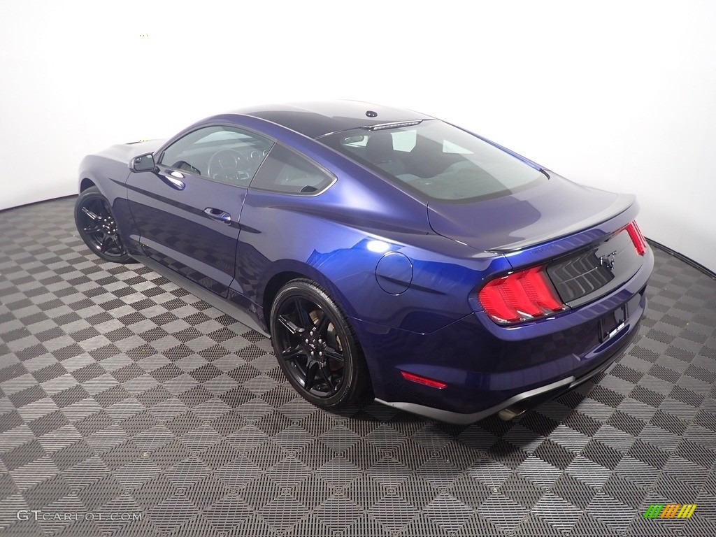 2019 Mustang EcoBoost Fastback - Velocity Blue / Ebony photo #13