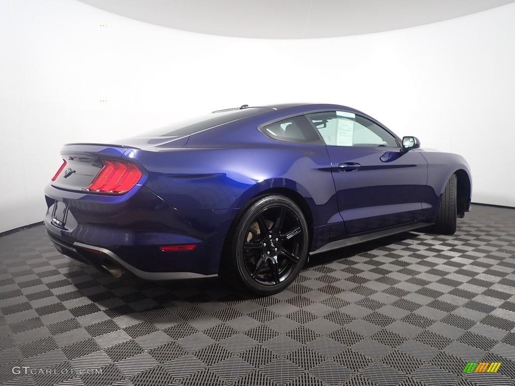 2019 Mustang EcoBoost Fastback - Velocity Blue / Ebony photo #17