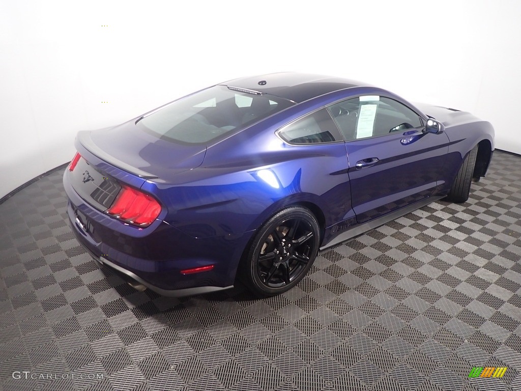 2019 Mustang EcoBoost Fastback - Velocity Blue / Ebony photo #18