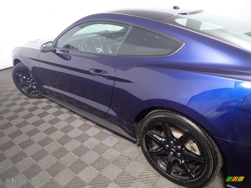 2019 Mustang EcoBoost Fastback - Velocity Blue / Ebony photo #19