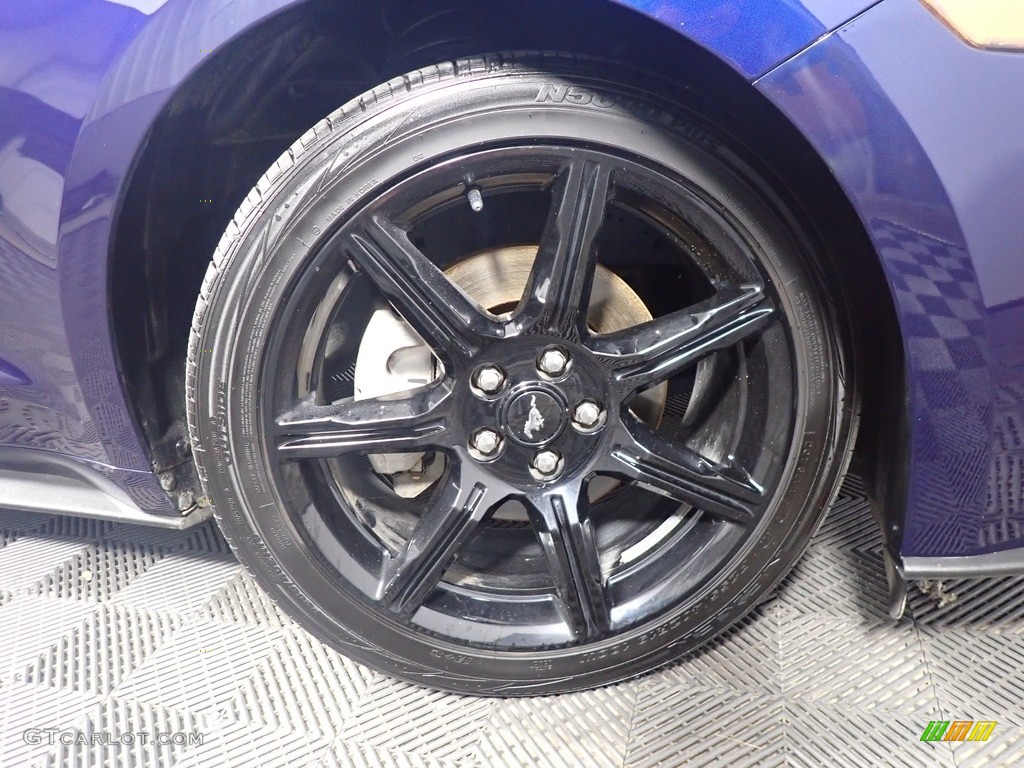 2019 Mustang EcoBoost Fastback - Velocity Blue / Ebony photo #38