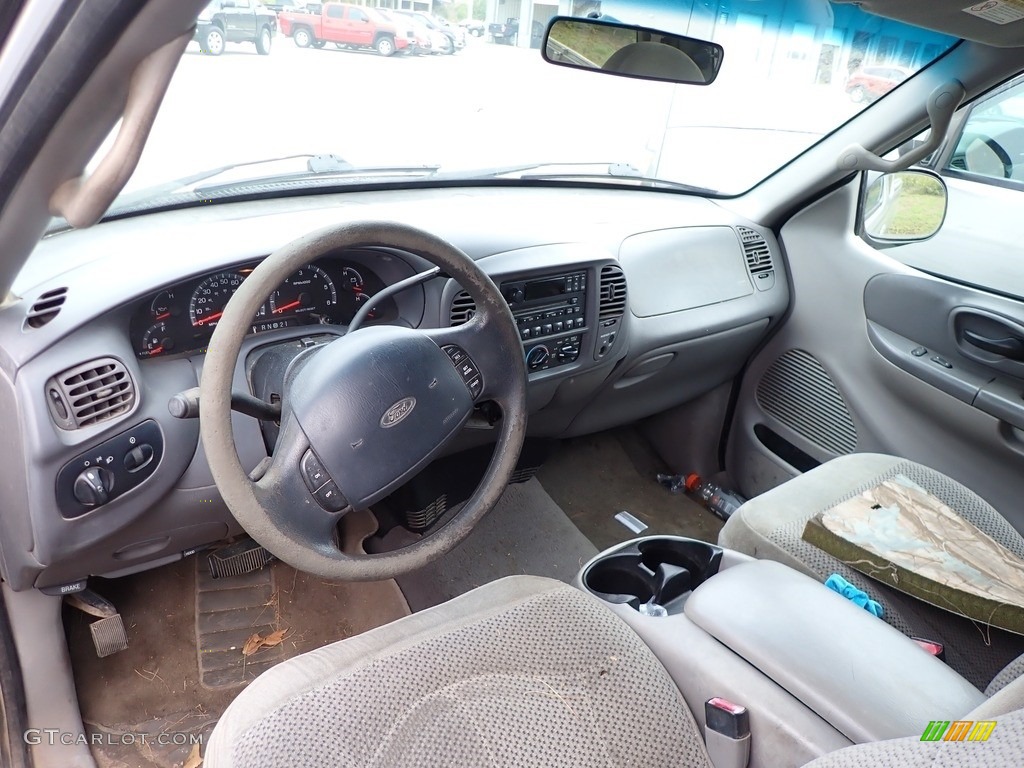 2000 F150 XLT Extended Cab - Harvest Gold Metallic / Medium Parchment photo #12