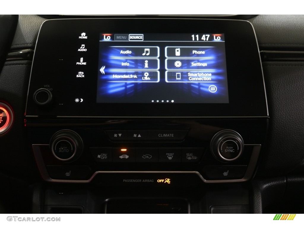 2018 CR-V EX AWD - Crystal Black Pearl / Black photo #9