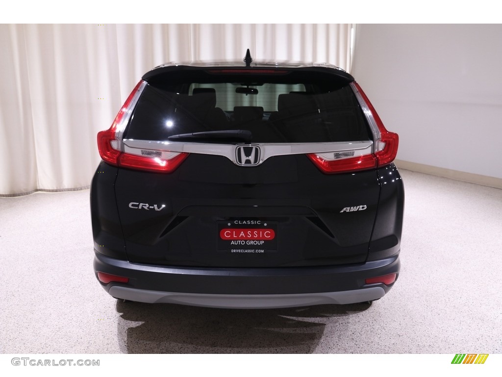 2018 CR-V EX AWD - Crystal Black Pearl / Black photo #16