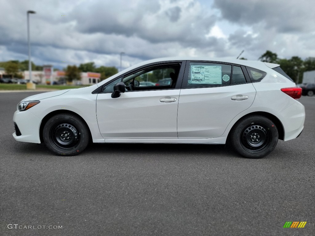 Crystal White Pearl 2022 Subaru Impreza 5-Door Exterior Photo #143025792