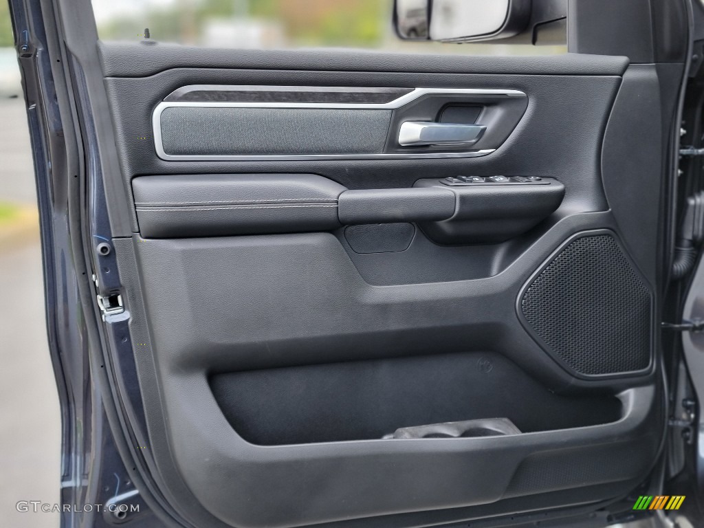 2021 Ram 1500 Big Horn Quad Cab 4x4 Black Door Panel Photo #143025966