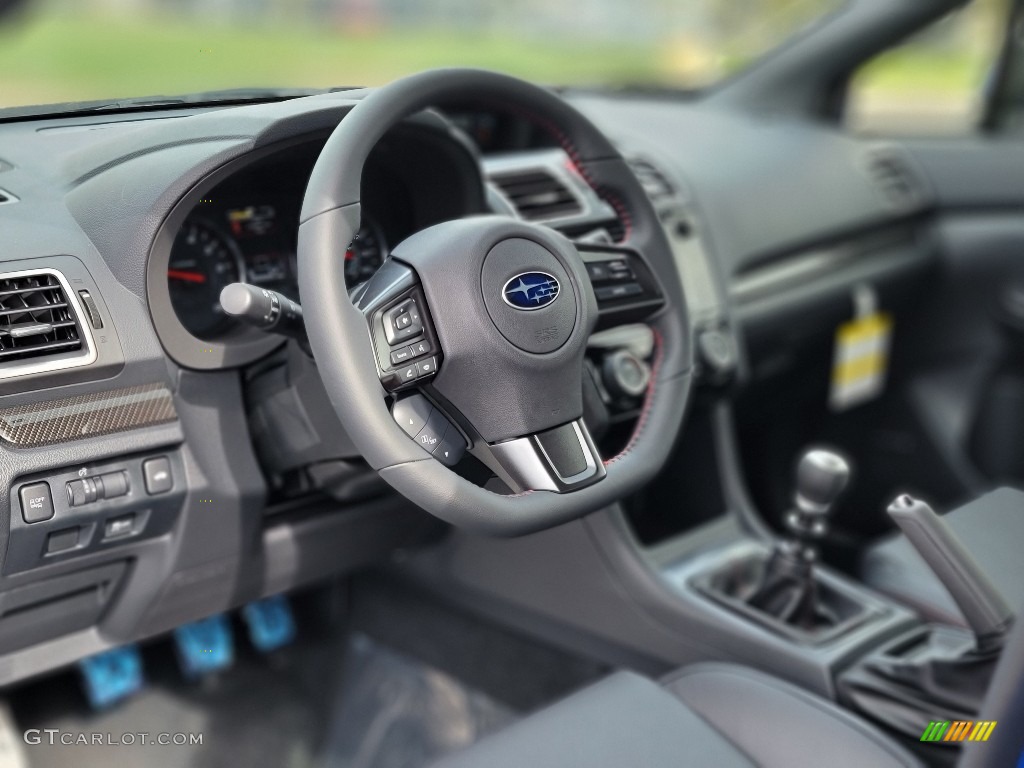 2021 Subaru WRX Limited Carbon Black Steering Wheel Photo #143026156