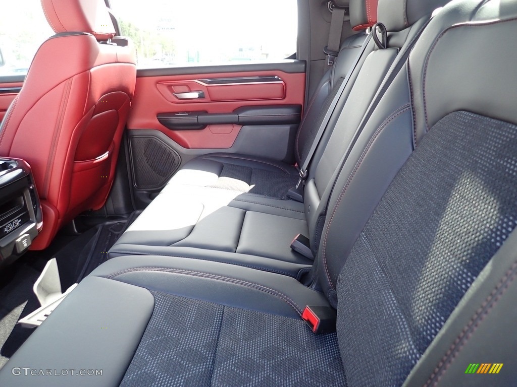 2019 1500 Rebel Crew Cab 4x4 - Billett Silver Metallic / Black/Red photo #12