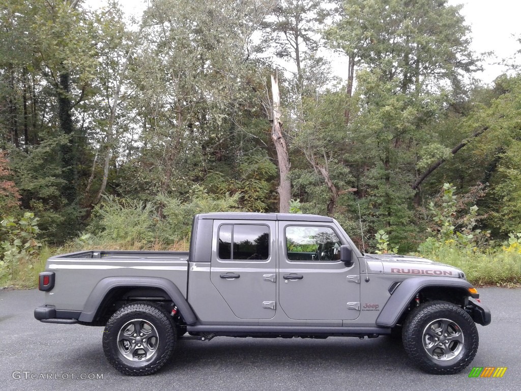 Sting-Gray 2021 Jeep Gladiator Rubicon 4x4 Exterior Photo #143027650