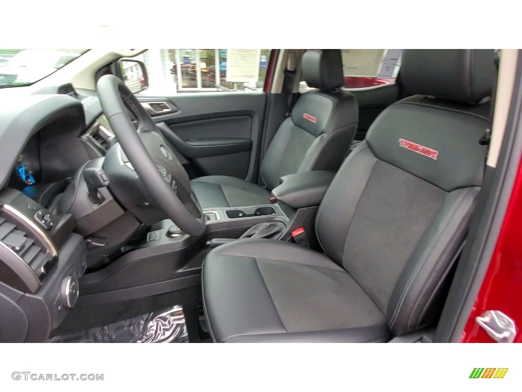 Ebony Interior 2021 Ford Ranger XLT Tremor SuperCrew 4x4 Photo #143029376