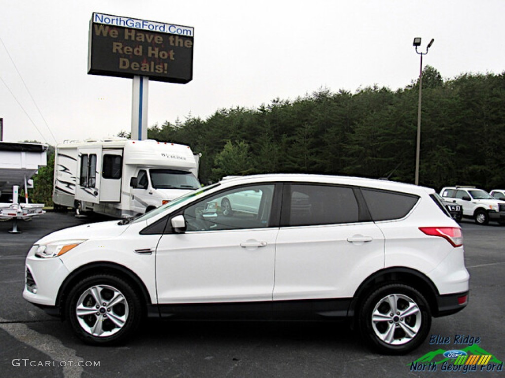2015 Escape SE - White Platinum Metallic Tri-Coat / Medium Light Stone photo #2