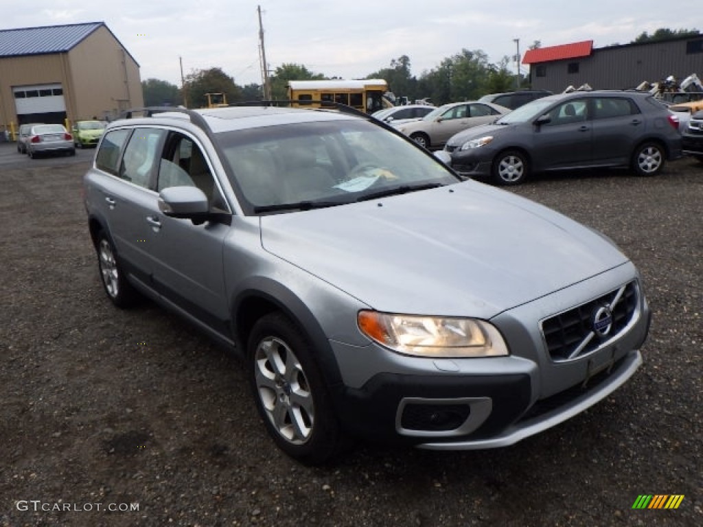 2011 XC70 T6 AWD - Electric Silver Metallic / Sandstone Beige photo #3