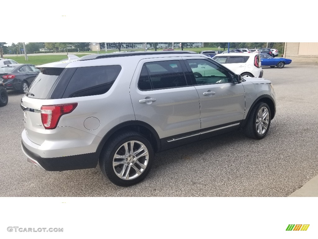 2016 Explorer XLT 4WD - Ingot Silver Metallic / Ebony Black photo #5