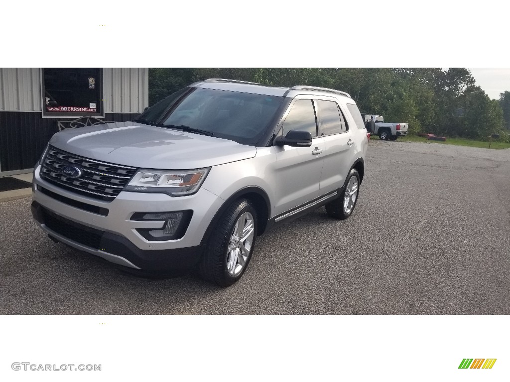 2016 Explorer XLT 4WD - Ingot Silver Metallic / Ebony Black photo #9