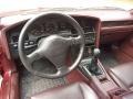1990 Toyota Supra Burgundy Interior Front Seat Photo