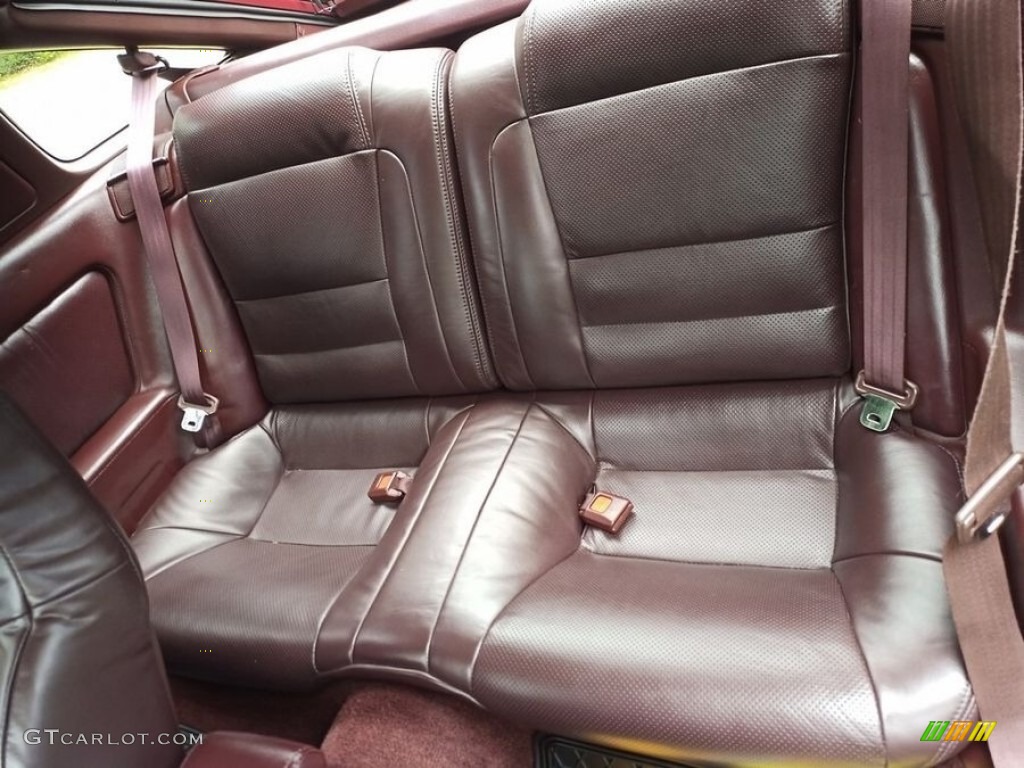 1990 Toyota Supra Turbo Rear Seat Photo #143032030