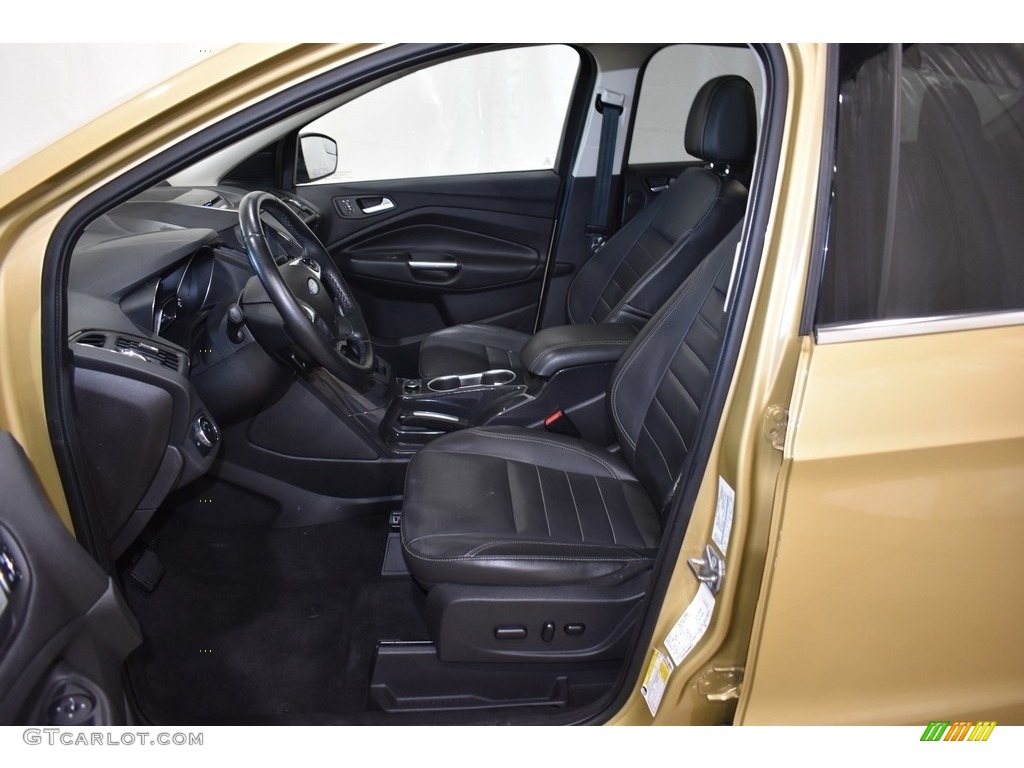 2014 Escape Titanium 2.0L EcoBoost 4WD - Karat Gold / Charcoal Black photo #8