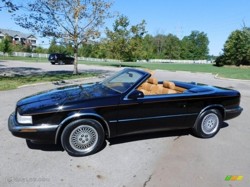 Black 1990 Chrysler TC Convertible Exterior Photo #143032579