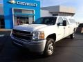 Summit White - Silverado 2500HD Work Truck Crew Cab Photo No. 2