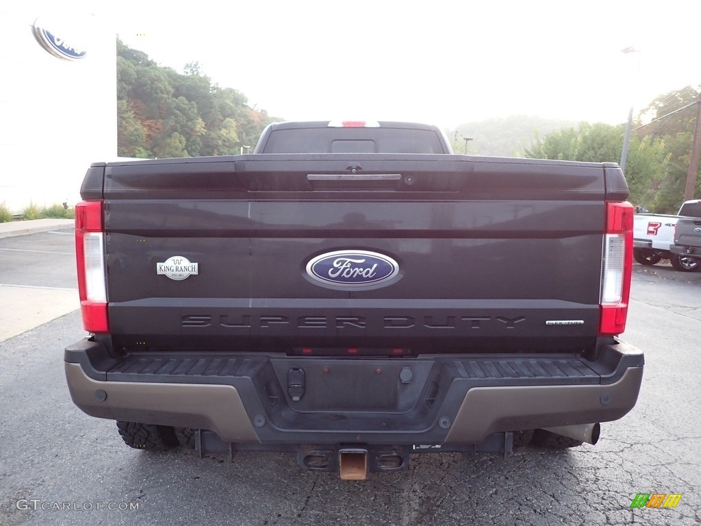 2017 F350 Super Duty King Ranch Crew Cab 4x4 - Shadow Black / King Ranch Mesa Antique Java photo #3