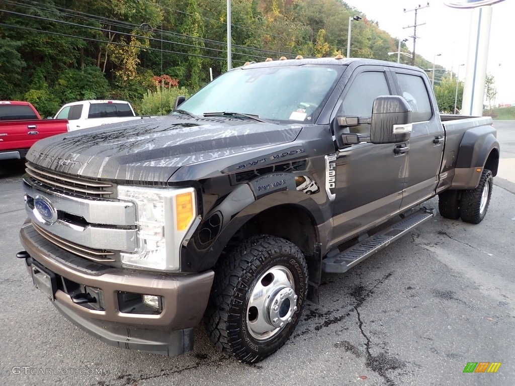 2017 F350 Super Duty King Ranch Crew Cab 4x4 - Shadow Black / King Ranch Mesa Antique Java photo #6