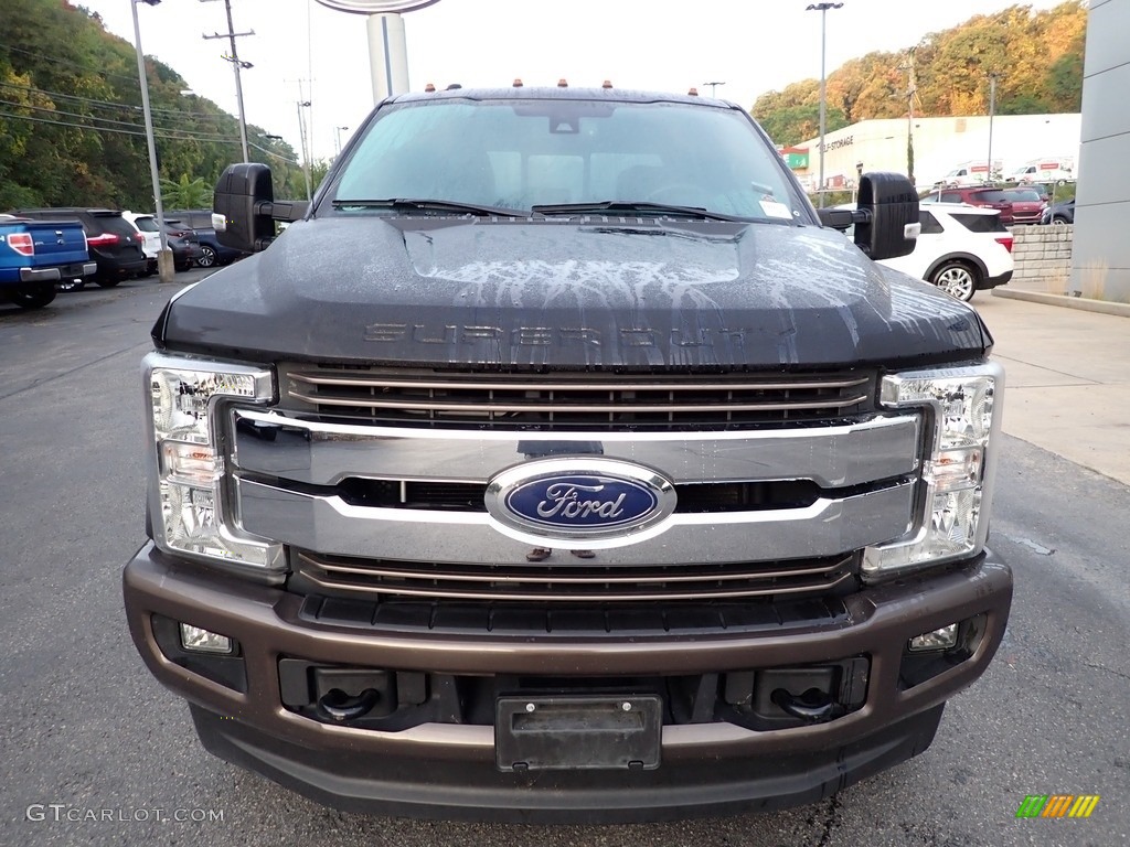 2017 F350 Super Duty King Ranch Crew Cab 4x4 - Shadow Black / King Ranch Mesa Antique Java photo #7