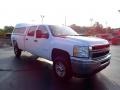 Summit White - Silverado 2500HD Work Truck Crew Cab Photo No. 10