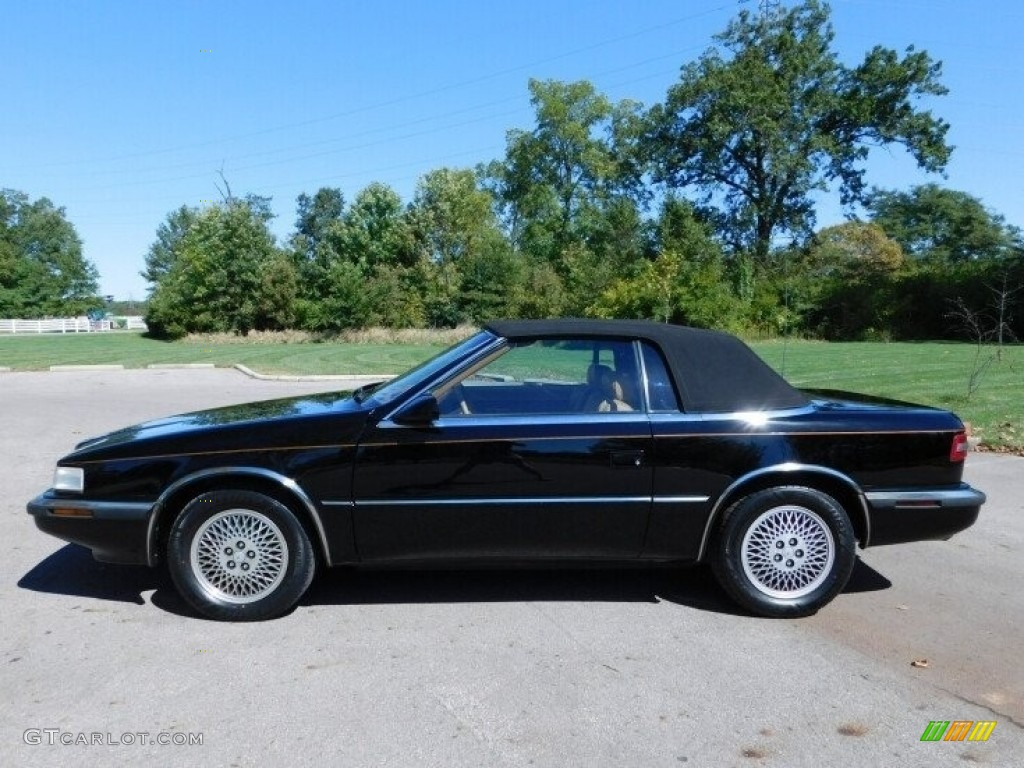 Black 1990 Chrysler TC Convertible Exterior Photo #143032990