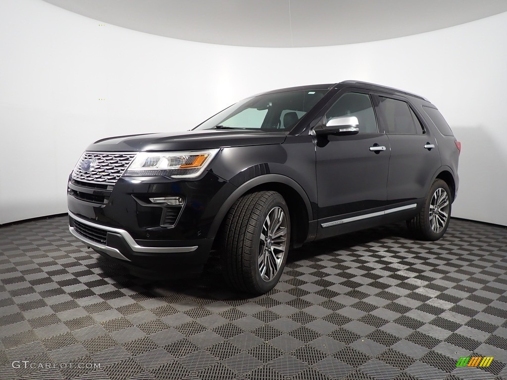 2018 Explorer Platinum 4WD - Shadow Black / Ebony Black photo #11
