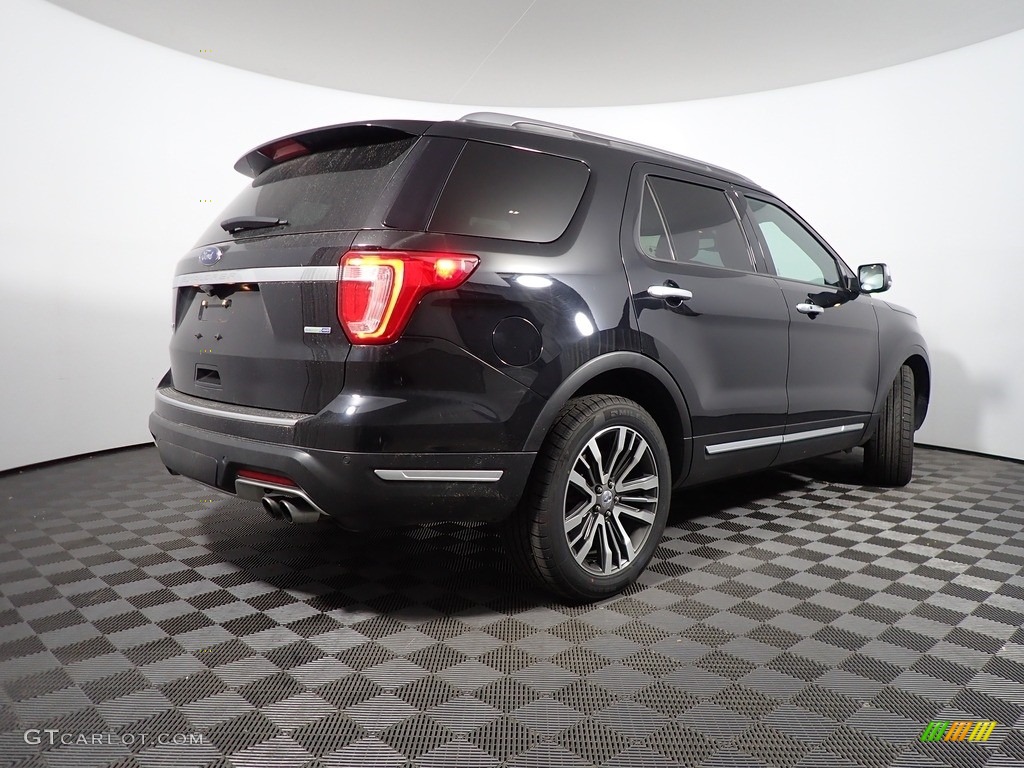 2018 Explorer Platinum 4WD - Shadow Black / Ebony Black photo #20