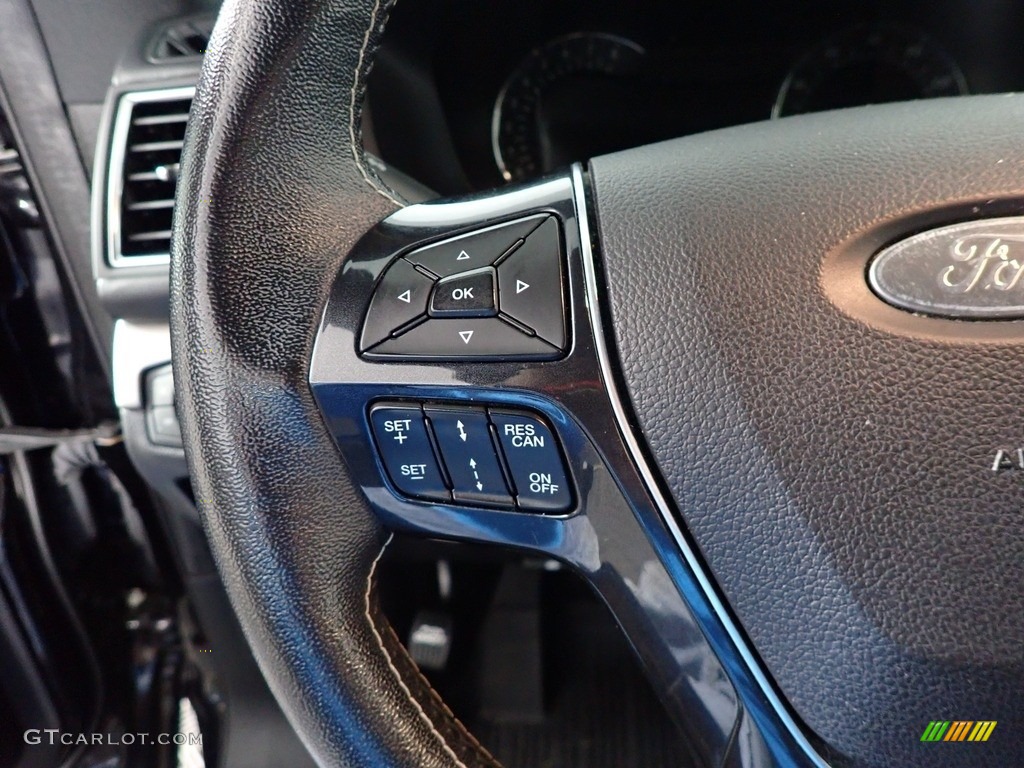 2018 Explorer Platinum 4WD - Shadow Black / Ebony Black photo #34