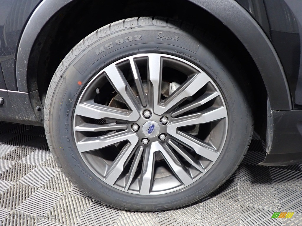 2018 Explorer Platinum 4WD - Shadow Black / Ebony Black photo #46