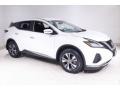 Pearl White Tricoat 2019 Nissan Murano SV AWD Exterior