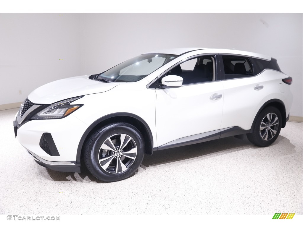 2019 Murano SV AWD - Pearl White Tricoat / Graphite photo #3