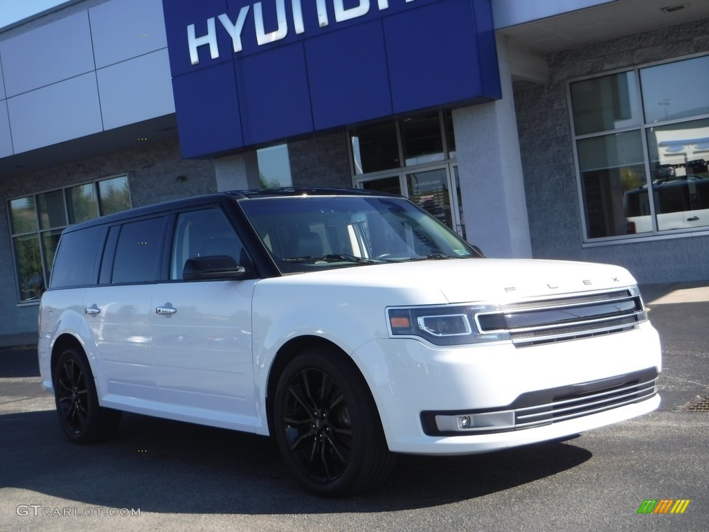 Oxford White 2017 Ford Flex Limited AWD Exterior Photo #143036160