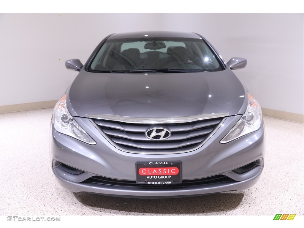 2012 Sonata GLS - Harbor Gray Metallic / Gray photo #2