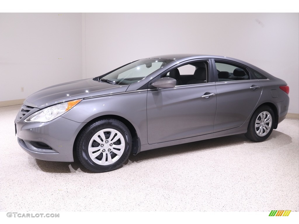 2012 Sonata GLS - Harbor Gray Metallic / Gray photo #3
