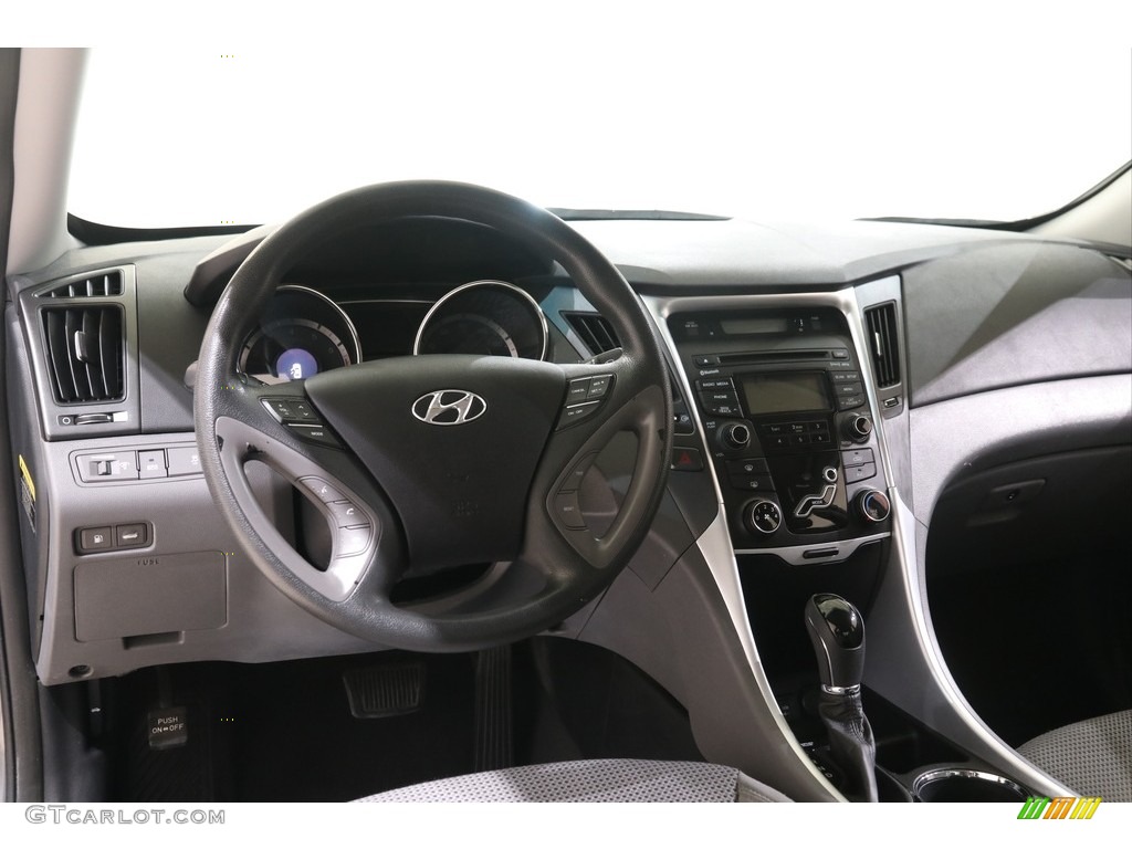 2012 Sonata GLS - Harbor Gray Metallic / Gray photo #6