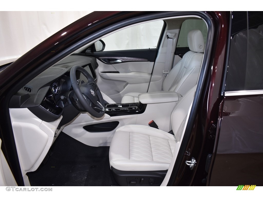 Whisper Beige w/Ebony Accents Interior 2022 Buick Envision Avenir AWD Photo #143037045