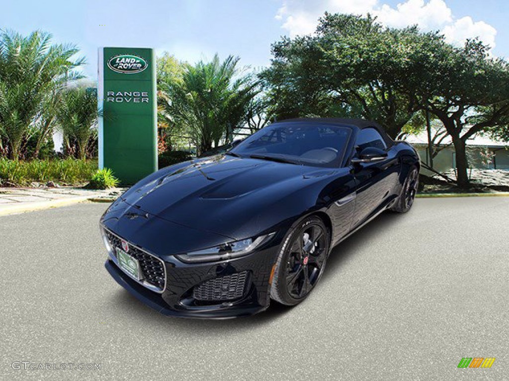 2021 F-TYPE P300 Convertible - Santorini Black / Ebony photo #1