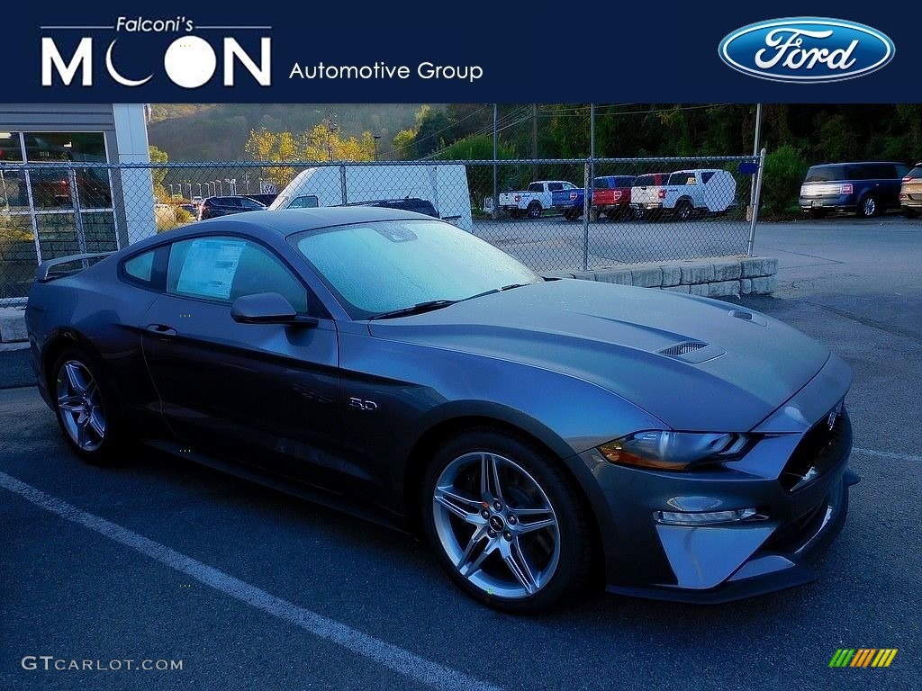 2021 Mustang GT Premium Fastback - Carbonized Gray Metallic / Ebony photo #1